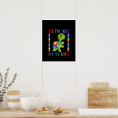 Autistisch |Zie de verpakking niet de "Label Turtl Poster (Keuken)