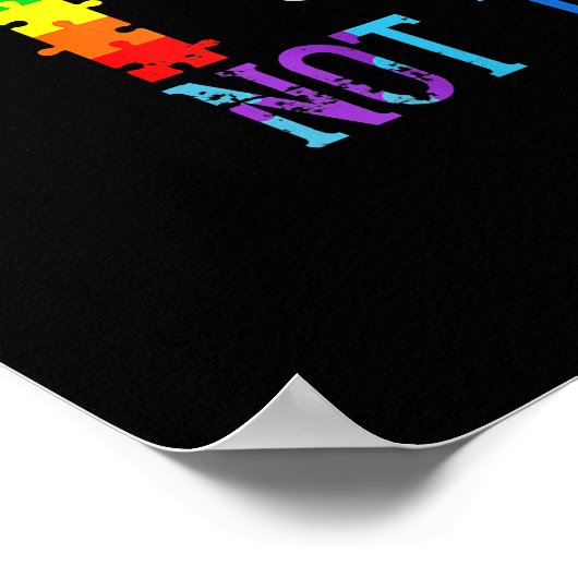 Autistisch |Zie de verpakking niet de "Label Turtl Poster (Hoek)