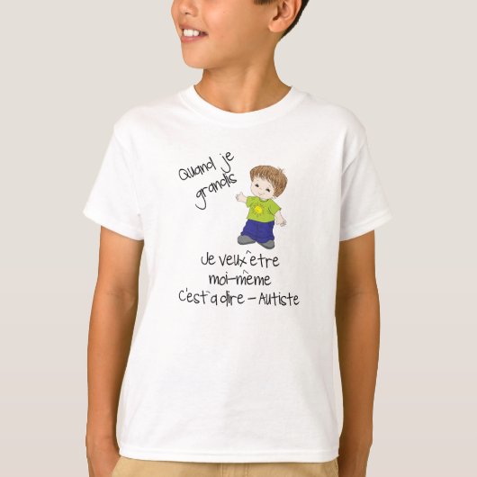autistisch zijn t-shirt (Voorkant)