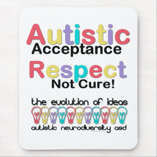 Autistische Acceptatie Respecteer Geen Genezing Muismat