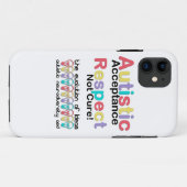 Autistische acceptatie respecteren niet zuiver Case-Mate iPhone case (Achterkant (horizontaal))