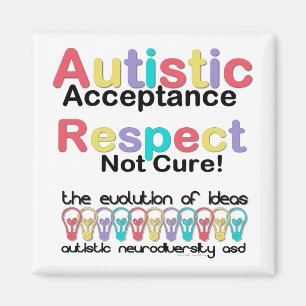 Autistische acceptatie respecteren niet zuiver magneet