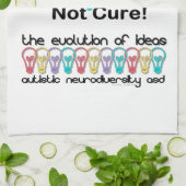 Autistische acceptatie respecteren niet zuiver theedoek (Gevouwen)