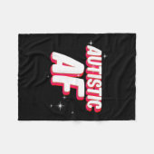 Autistische Af _ Autisme Bewustzijn Fleece Deken (Voorkant (Horizontaal))