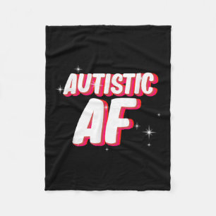 Autistische Af _ Autisme Bewustzijn Fleece Deken