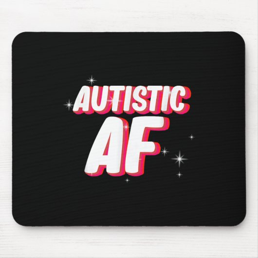 Autistische Af _ Autisme Bewustzijn Muismat (Voorkant)