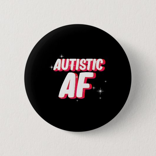 Autistische Af _ Autisme Bewustzijn Ronde Button 5,7 Cm (Voorkant)