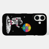 Autistische Astronaut Ballon Ruimte Autisme Bewust Case-Mate iPhone Case (Achterkant (horizontaal))