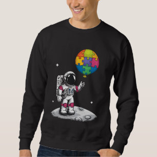 Autistische Astronaut Ballon Ruimte Autisme Bewust Trui
