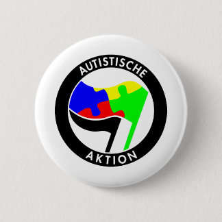 Autistische Autistische Actie Ronde Button 5,7 Cm