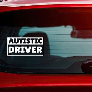 Autistische bestuurder sticker