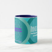 Autistische Blauwgroen koffie-Mok Mok (Midden)