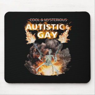 Autistische En Homoseksuele Skelet Grappige Autism Muismat
