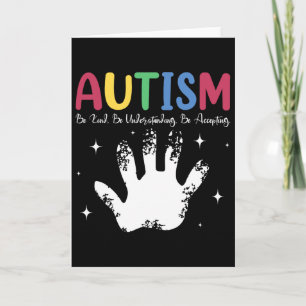 Autistische Jongen Of Meisje Autisme Wees Aardig B Kaart