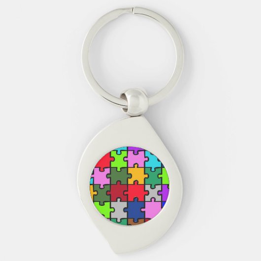 Autistische juweel sleutelhanger (Voorkant)