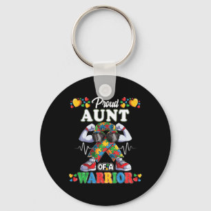 Autistische Lint Puzzel Tante Van Autisme Bewustzi Sleutelhanger