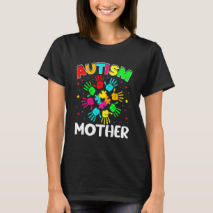 Autistische Moeder Puzzel Steun Familie Autisme Be T-shirt