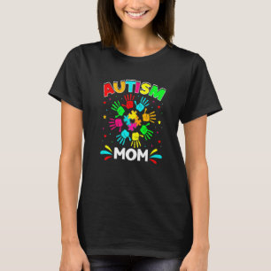 Autistische Moeder Puzzel Steun Familie Autisme Be T-shirt