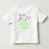 Autistische Olympische Spelen! ~ Toddler T-Shirt (Voorkant)