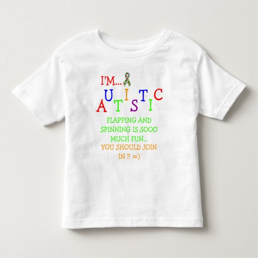 Autistische Olympische Spelen! ~ Toddler T-Shirt (Voorkant)