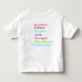 Autistische Olympische Spelen! ~ Toddler T-Shirt (Achterkant)