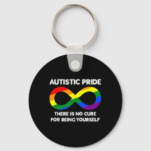 Autistische pride Autism Awareness Rainbow Infinit Sleutelhanger