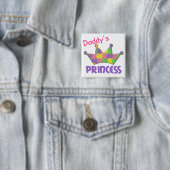 Autistische prinses 3 AUTISM Vierkante Button 5,1 Cm (In situ)