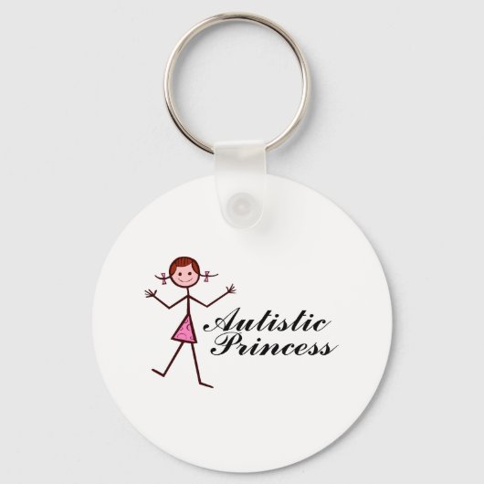 Autistische prinses (Meisje) Sleutelhanger (Voorkant)