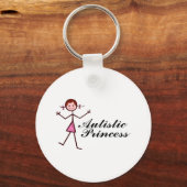 Autistische prinses (Meisje) Sleutelhanger (Voorkant)