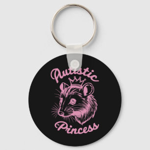 Autistische prinses Opossum 1 Sleutelhanger