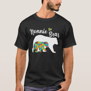 Autistische steun Autisme bewustzijn Nonnie Beer M T-shirt