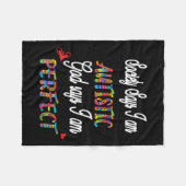 Autistische Tiener Jongens Pride Gift Autisme Awar Fleece Deken (Voorkant (Horizontaal))