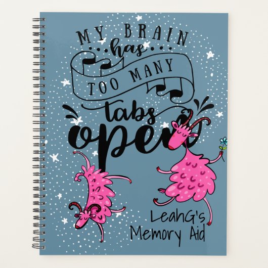 Autistische Volwassene of Tiener Gepersonaliseerde Planner (Voorkant)