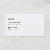 Autmotive Services Visitekaartjes (Achterkant)