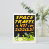 Autmum het Vreemde Briefkaart van de "RUIMTEVAART" (Staand voorkant)