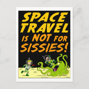 Autmum het Vreemde Briefkaart van de "RUIMTEVAART"