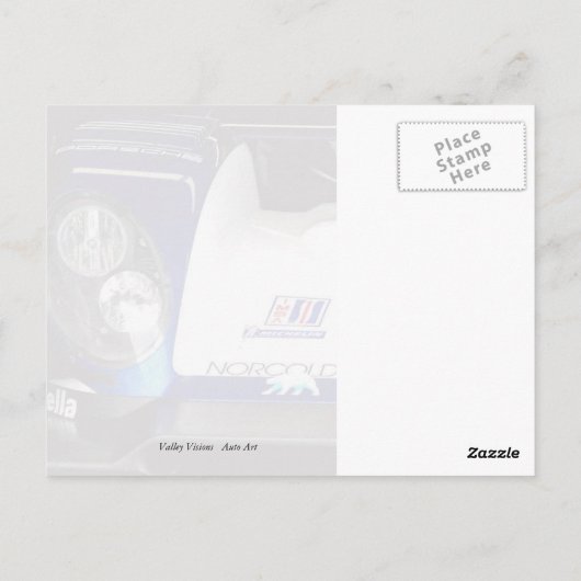 Auto 16 briefkaart (Achterkant)