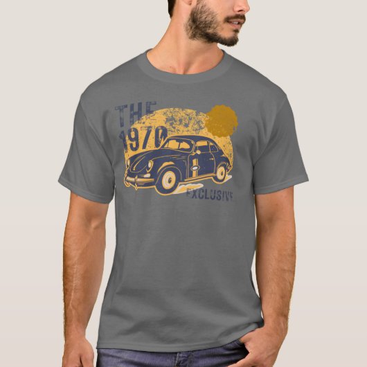 auto 1970 vrienden t-shirt (Voorkant)