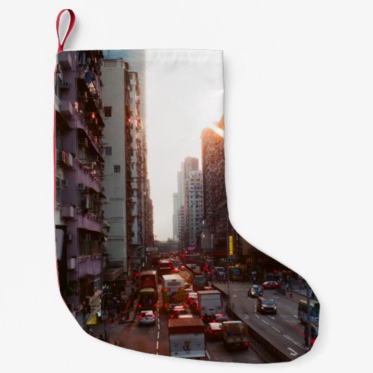 AUTO AAN DE WEG KLEINE KERSTSOK (Voorkant)