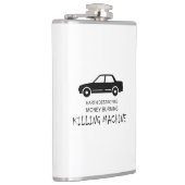 Auto Aarde vernietigt geldverbrandingmachine Heupfles (Rechts)