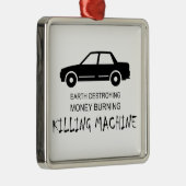Auto Aarde vernietigt geldverbrandingmachine Metalen Ornament (Rechts)