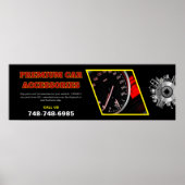 Auto Accessoires Aangepast Bewerkbaar Poster (Voorkant)