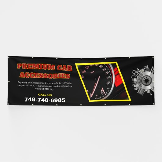Auto Accessoires Custom Business Banner (Horizontaal)