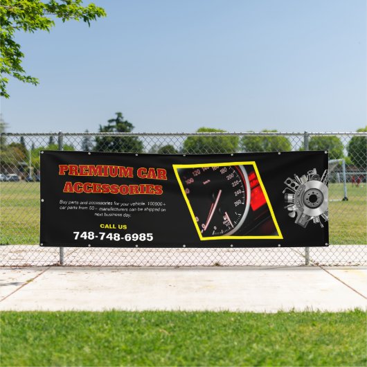 Auto Accessoires Custom Business Banner (Insitu)