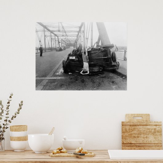 Auto Accident, 1933 Poster (Keuken)