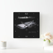 Auto:acrylwandklok Vierkante Klok (Huis)