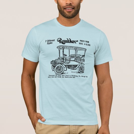 Auto AD 1904 van Rambler T-shirt (Voorkant)