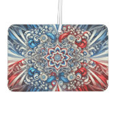 Auto Air Fresheners met Frankrijk Kleuren Design Luchtverfrisser (Achterkant)