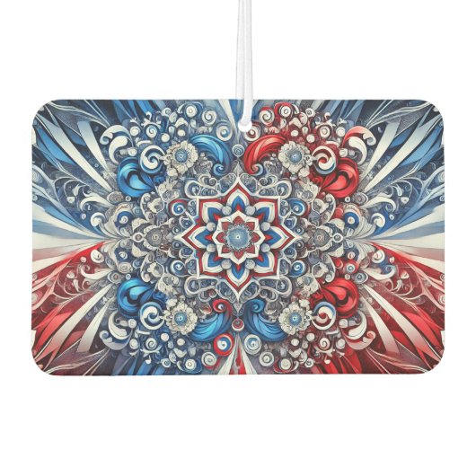 Auto Air Fresheners met Frankrijk Kleuren Design Luchtverfrisser (Voorkant)