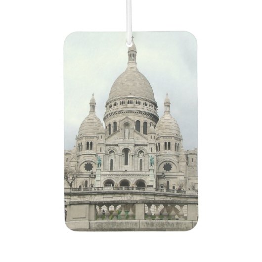 Auto Air Fresheners met Sacre Coeur Luchtverfrisser (Voorkant)